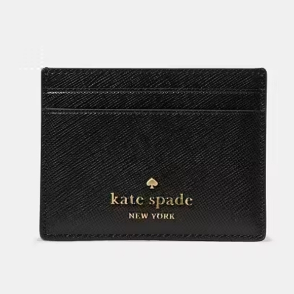 kate spade Accessories - Kate SPADE Black Small Slim Card Holder. New With TAG.